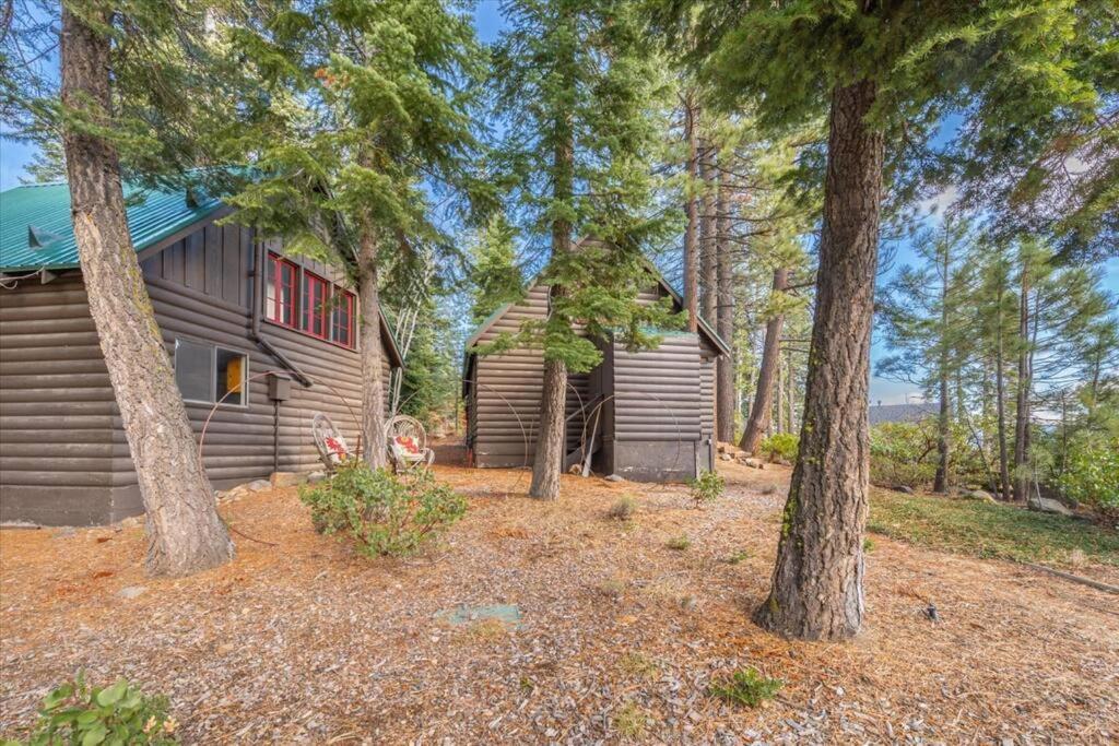 Coziest Cabin In Tahoe W Stone Fireplace Comfy Beds Close To Slopes & Lake 카넬리안 베이 외부 사진