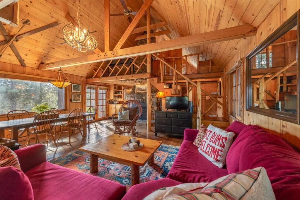 Coziest Cabin In Tahoe W Stone Fireplace Comfy Beds Close To Slopes & Lake 카넬리안 베이 외부 사진